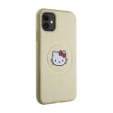 Hello Kitty Leather Kitty Head MagSafe - iPhone 11 Case (Gold)