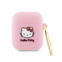 Hello Kitty Silicone 3D Kitty Head - Case for AirPods 1/2 gen (pink)