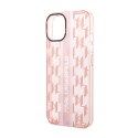 Karl Lagerfeld Mono Vertical Stripe - Case for iPhone 14 Plus (Pink)