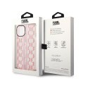 Karl Lagerfeld Mono Vertical Stripe - Case for iPhone 14 Plus (Pink)