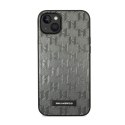 Karl Lagerfeld Saffiano Mono Metal Logo - Case for iPhone 14 Plus (Gray)