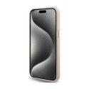 Karl Lagerfeld Silicone Choupette Metal Pin - iPhone 15 Pro Case (pink)