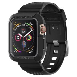 Spigen Rugged Armor Pro Case - Band with case for Apple Watch 44 / 45 mm (Black)