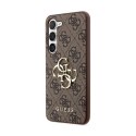 Guess 4G Big Metal Logo - Case for Samsung Galaxy S24+ (brown)