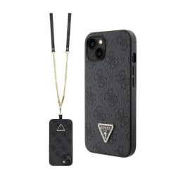 Guess Crossbody 4G Metal Logo - Case for iPhone 14 (black)