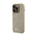 Guess Disco Metal Script - iPhone 14 Pro Max Case (Gold)