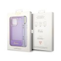 Guess Translucent Pearl Strap - Case for iPhone 14 Pro Max (Purple)