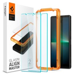 Spigen Alm Glas.TR 2-Pack - Tempered Glass for Sony Xperia 5 V (Clear)