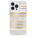 Case-Mate Pearl Stripes MagSafe - Case decorated with mother-of-pearl for iPhone 14 Pro Max (Pearl Stripes)