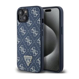 Guess 4G Triangle Metal Logo - Case for iPhone 15 Plus (blue)
