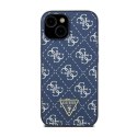 Guess 4G Triangle Metal Logo - Case for iPhone 15 Plus (blue)