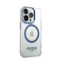 Guess Metal Outline MagSafe - Case for iPhone 14 Pro (Clear)