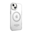 Guess Metal Outline MagSafe - Case or iPhone 14 (Clear)