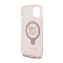 Hello Kitty Ring Stand Glitter Electrop Logo MagSafe - Case iPhone 15 / 14 / 13 (pink)