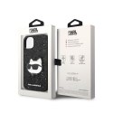 Karl Lagerfeld NFT Glitter Choupette Patch - Case for iPhone 14 Plus (Black)