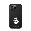 Karl Lagerfeld Silicone NFT Choupette - Case for iPhone 14 Pro Max (Black)