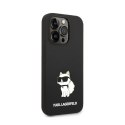 Karl Lagerfeld Silicone NFT Choupette - Case for iPhone 14 Pro Max (Black)