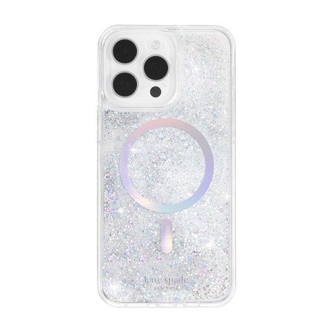 Kate Spade New York Liquid Glitter MagSafe - iPhone 15 Pro Case (Opal Iridescent)