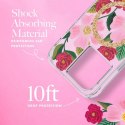 Rifle Paper Clear MagSafe - Case decorated in gold for iPhone 14 / iPhone 13 (Rose Garden)