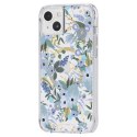 Rifle Paper Clear MagSafe - Case for iPhone 14 Plus (Garden Party Blue)