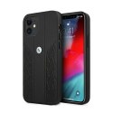 BMW Leather Curve Perforate - Case for iPhone 12 mini (Black)