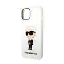 Karl Lagerfeld Silicone NFT Ikonik - Case for iPhone 14 (White)