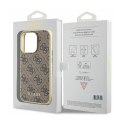 Guess 4G Charms Collection - iPhone 15 Pro Case (brown)