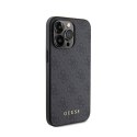 Guess 4G Metal Gold Logo - Case for iPhone 15 Pro Max (Grey)