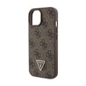 Guess Crossbody 4G Metal Logo - iPhone 15 Case (brown)