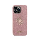 Guess Glitter Script Big 4G - iPhone 15 Pro Max Case (pink)