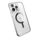 Speck Presidio Perfect-Clear MagSafe - Case for iPhone 15 Pro Max (Clear / Chrome Finish / Serene Silver)