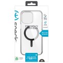 Speck Presidio Perfect-Clear MagSafe - Case for iPhone 15 Pro Max (Clear / Chrome Finish / Serene Silver)