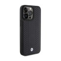 BMW Leather Diamond Pattern - Case for iPhone 15 Pro Max (Black)