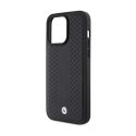 BMW Leather Diamond Pattern - Case for iPhone 15 Pro Max (Black)