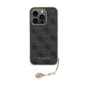 Guess 4G Charms Collection - iPhone 15 Pro Case (grey)