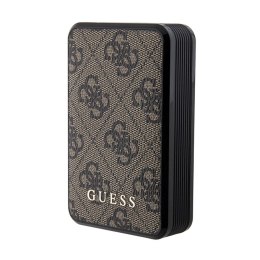 Guess 4G Leather Metal Logo - Power Bank 10000 mAh 18W (brown)