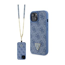 Guess Crossbody 4G Metal Logo - iPhone 15 Case (blue)