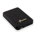 Guess Metal Script Logo MagSafe - 3,000 mAh 5W MagSafe induction power bank (black)