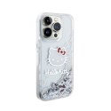 Hello Kitty Liquid Glitter Charms Kitty Head - iPhone 13 Pro Max case (silver)