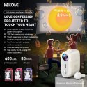 WEKOME S28 Pop Digital Series - Bluetooth V5.3 TWS wireless headphones with charging case with projector function (White)