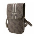 Guess 4G Stripes - Crossbody phone bag (brown)