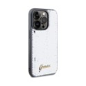 Guess Sequin Script Metal - iPhone 14 Pro Max Case (Silver)