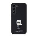 Karl Lagerfeld Silicone Ikonik Metal Pin - Case Samsung Galaxy S24 (czarny)