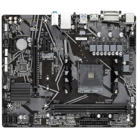 Motherboard Gigabyte A520M H mATX AM4