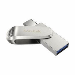 USB stick SanDisk Ultra Dual Drive Luxe Silver Steel 32 GB