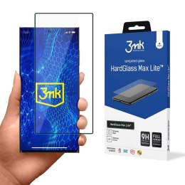 3mk HardGlass Max Lite - Tempered Glass for Samsung Galaxy S24 Ultra (Black)