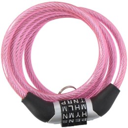 Dunlop - Bicycle Lock with Combination (Pink)