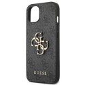 Guess 4G Big Metal Logo - Case for iPhone 13 (Grey)