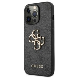 Guess 4G Big Metal Logo - Case for iPhone 13 Pro Max (Grey)