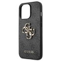 Guess 4G Big Metal Logo - Case for iPhone 13 Pro Max (Grey)